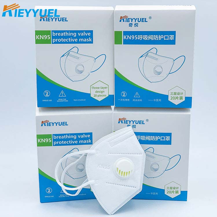 Màscara de protecció de vàlvules respiratòries KN95